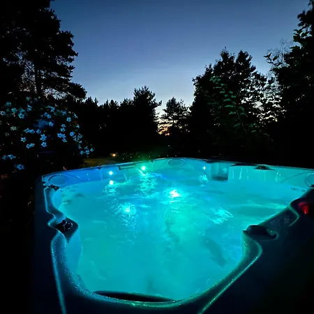 Domek alpejski Lavenda Z Widokiem Na Rzekę - Basen, Jacuzzi, Sauna - Magiczny Ogród - 0,5ha Prywatnej Przestrzeni