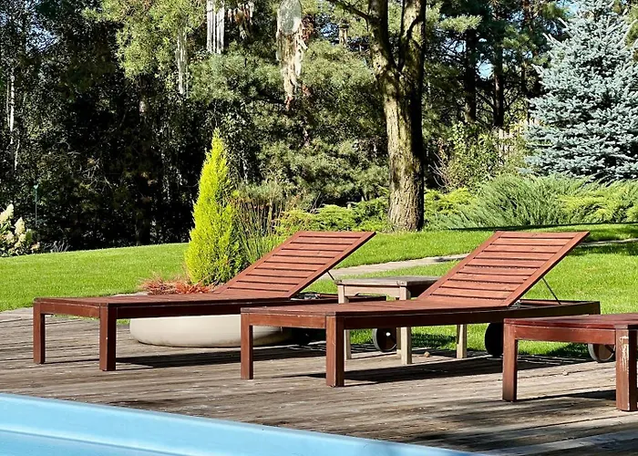 Lavenda Z Widokiem Na Rzeke - Basen, Jacuzzi, Sauna - Magiczny Ogrod - 0,5ha Prywatnej Przestrzeni בקתה Zawady (Silesia)