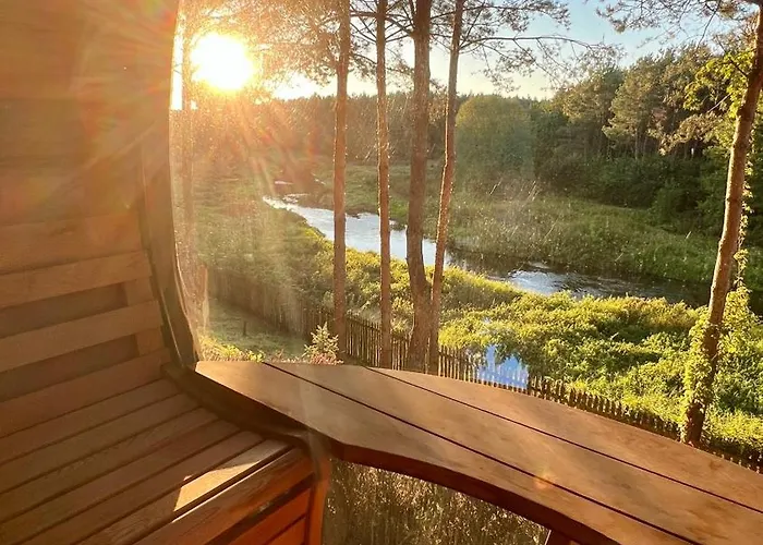 בקתה Lavenda Z Widokiem Na Rzeke - Basen, Jacuzzi, Sauna - Magiczny Ogrod - 0,5ha Prywatnej Przestrzeni Zawady (Silesia)